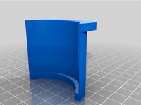 Bracket/mount riser for 55/57mm CNC motor by GumballZinger