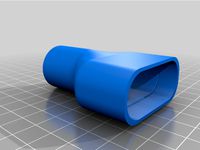 Snorkle to HEPA filter adapter - MrPinskiProps by MrPinskiProps
