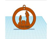 Nativity Scene Tree Ornament by dlsorlie