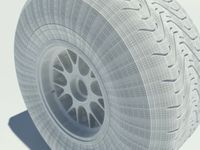 Pirelli intermediate tyre 3D Model