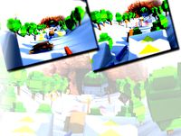 Cartoon Snowboard Funpark