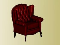 Leather Wingchair