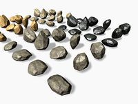 Quality Normal Mapped Rock Set