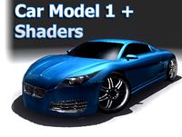Sports Car Model and Shader