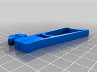 Parametric Tslot Mounting of Paper Clip (OpenSCAD) by mofosyne