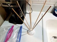 Plastic Baggie Drying Rack - Made With Bamboo Skewers by JISpal01