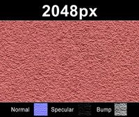 Plaster 01 Red Set 3D Model