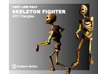 Low Poly Skeleton Fighter