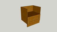 WIDE FRAME OAK KITCHEN RANGE - BELFAST SINK BASE UNIT