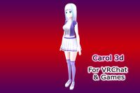 Carol: Anime-Style Character For Games And VRChat