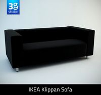 KLIPPAN Twoseat sofa 3D Model