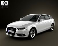 Audi A4 Avant 2013 3D Model
