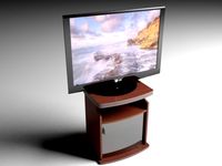 TV table TV LG 3D Model