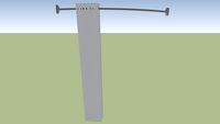 Curved Shower curtain rod