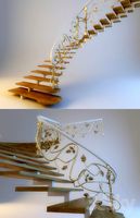 Art Nouveau staircase