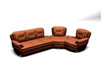 Large Lion Sofa 3D Model