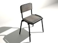 Classroom Stool 3D Model