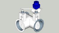 Exhaust gas divert damper