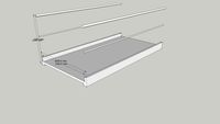 walk-on platform SK 1500x3000mm h1100_1200mm SK
