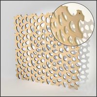 decorative panel made of plywood