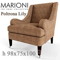Armchair Marioni Poltrona Lily
