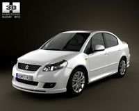 Suzuki Maruti SX4 sedan 2012 3D Model