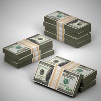Money Bundles 3D Model