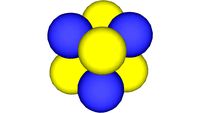 Helium 4 with Blue Monoquarks