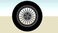 1999 BMW E38 750iL Wheel