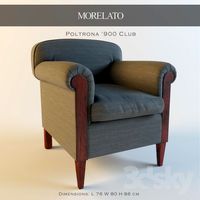 MORELATO Poltrona ' 900 Club