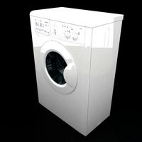 Wash machine Indesit WIUN 82 3D Model