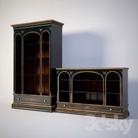 Sherrill Furniture Bookcase 836-445 &amp; 836-656