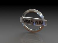 NISSAN LOGO 3D Model