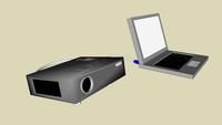 Laptop and Digital Projector