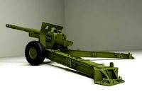 Gaubica ML20 artillery 3D Model