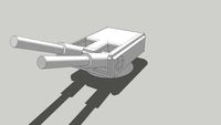 Simple posable light laser cannon