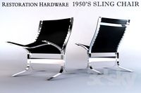 Restoration Hardware 1950 's SLING CHAIR