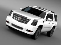 Cadillac Escalade 2011 Platinum 3D Model