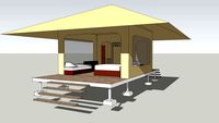 EcoStructures 4.2x4.2m tent