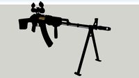 Tactical RPK-74 Light Machine Gun
