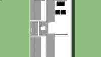 Casa sem laje 3d