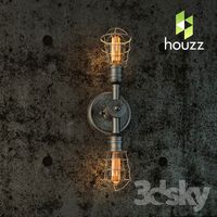 Troy Lighting B3812 Conduit Old Silver Wall Sconce