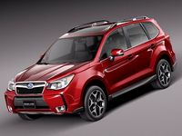Subaru Forester 2014 3D Model
