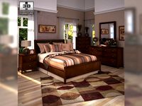 Ashley Nico Panel Bedroom Set 3D Model