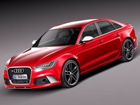 Audi RS6 Sedan 2014 3D Model