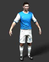 Soccer player 3D Model