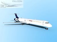 Falcon3D MD 80 Air Cargo Intl 3D Model