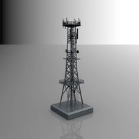 Mobile tower 3D Model