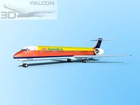 Falcon3D MD 80 Air Jamaica 3D Model