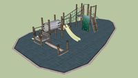 Playground Play Gym at Ramond Park, Hamilton, NZ